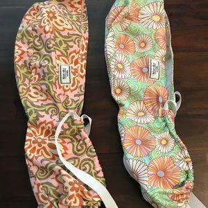 Scrub hats, pony style